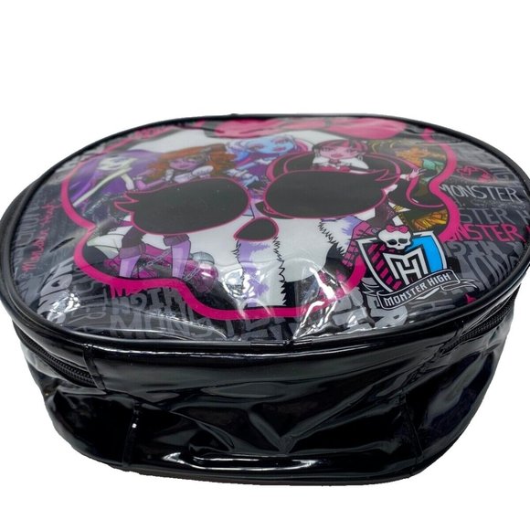 Monster High Doll Bag - Lunch/Makeup Carrier, Clear, Rare and Discontinued - Picture 4 of 11